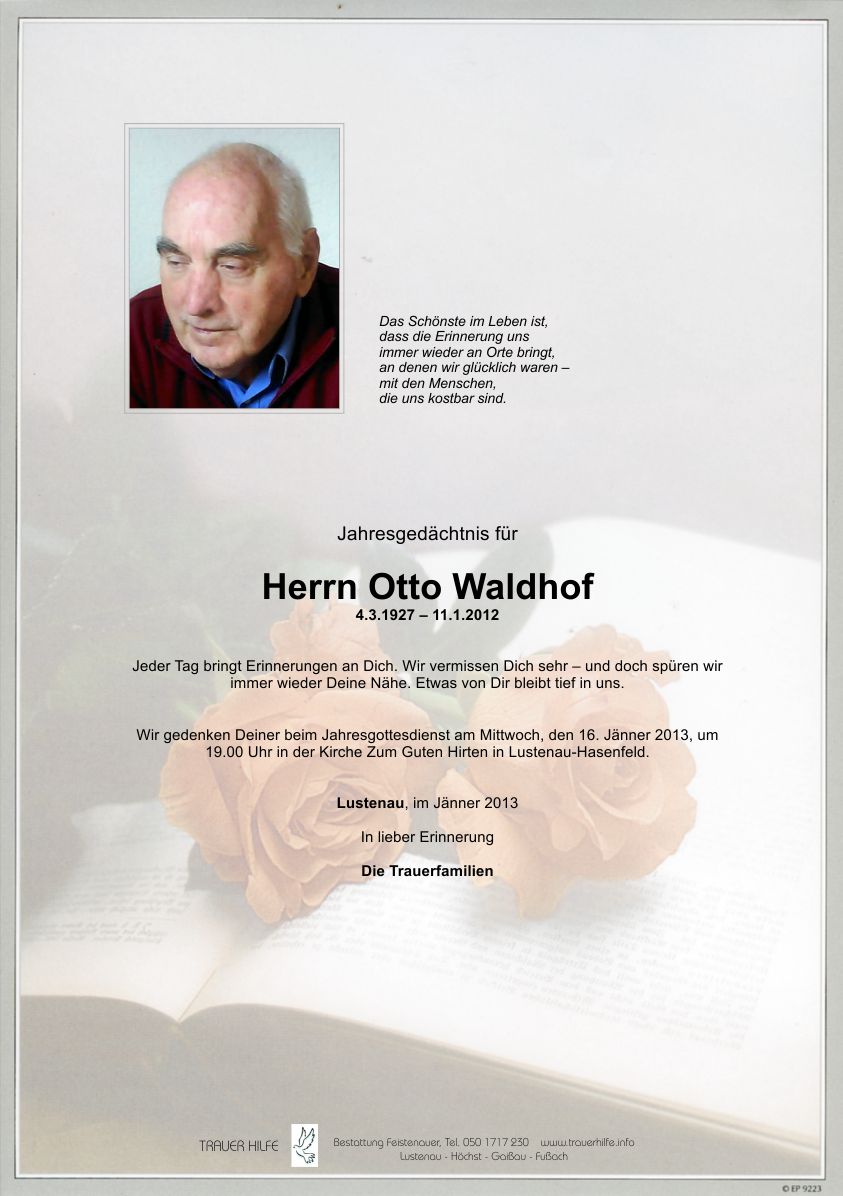 Otto Waldhof